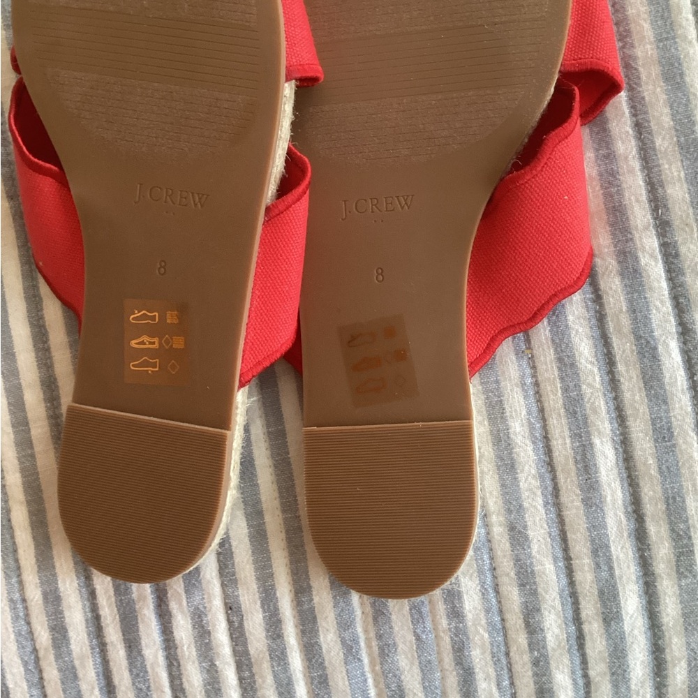 J. Crew Women's Red Espadrilles Brand new